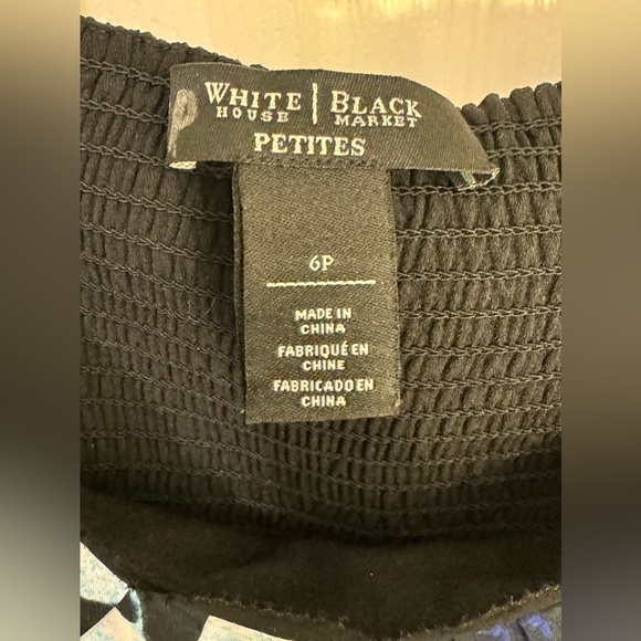 WHBM‎ Blue Watercolor Spaghetti Strap Floral Fit & Flare Dress 6p - Picture 6 of 12